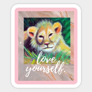 Love Yourself Apparel and Prints: T-shirts, Hoodies, and More Sticker